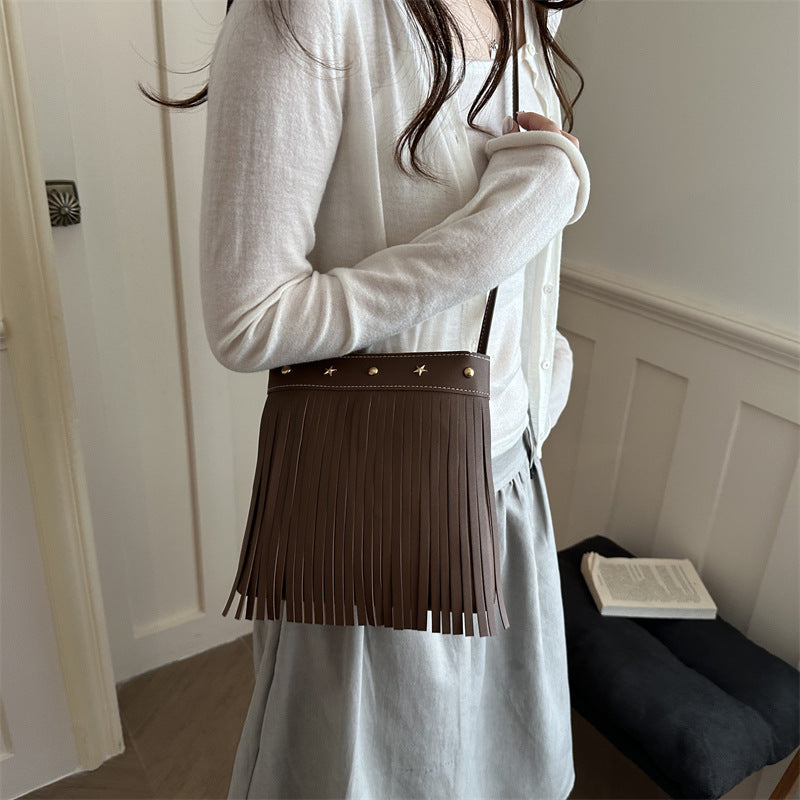 Fringe Crossbody Handbag