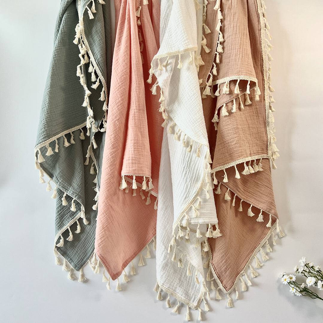 Elegant Cotton Throw Blanket Stornfield