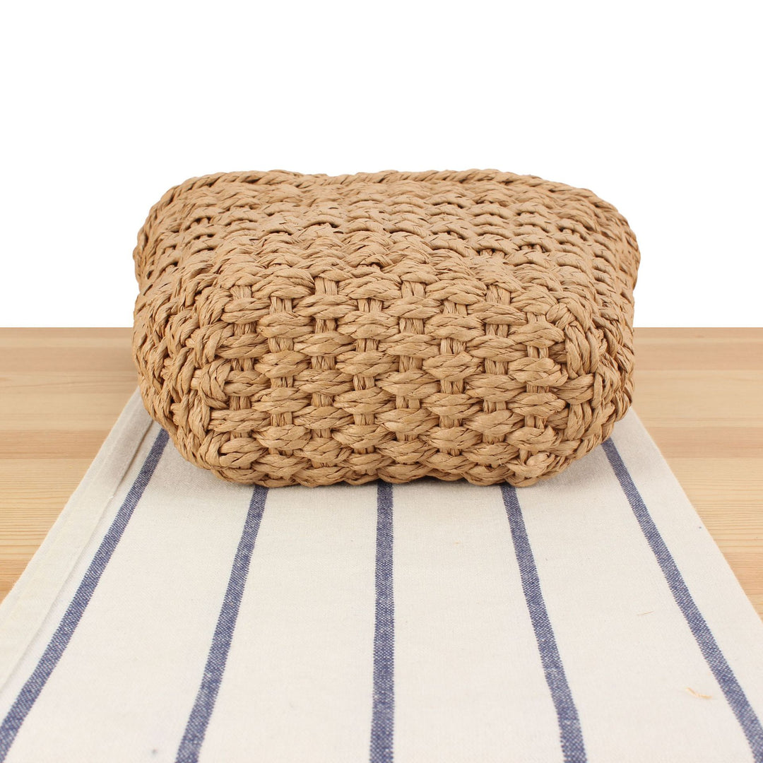 Handbag Made of Handmade Natural Weave with Sturdy Carry Handle Stornfield