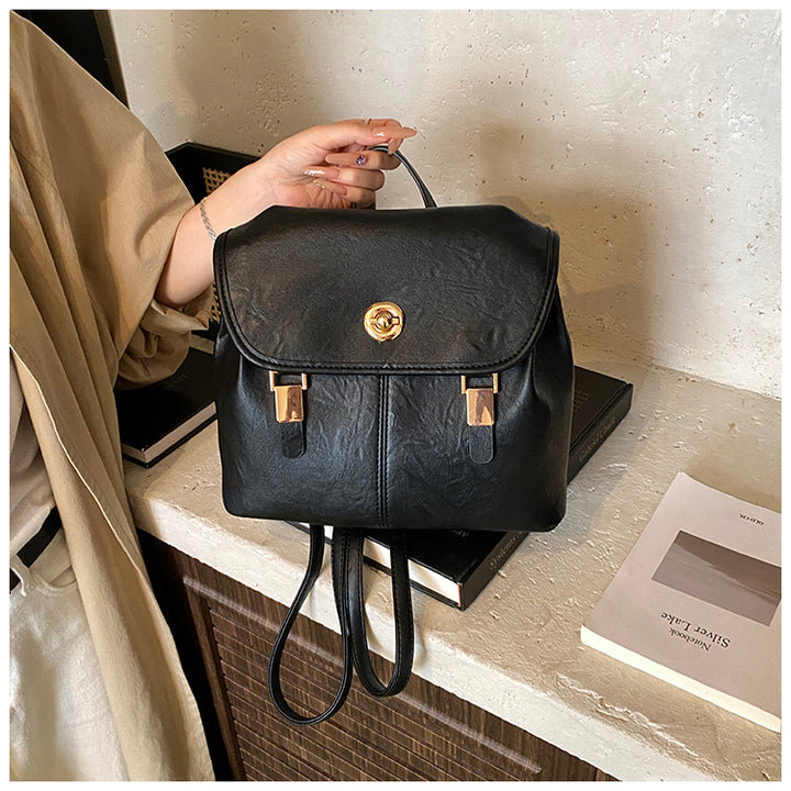Vintage-Inspired Leather Backpack Stornfield