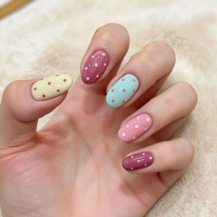 Decorative Polka Dot Nail Art Set
