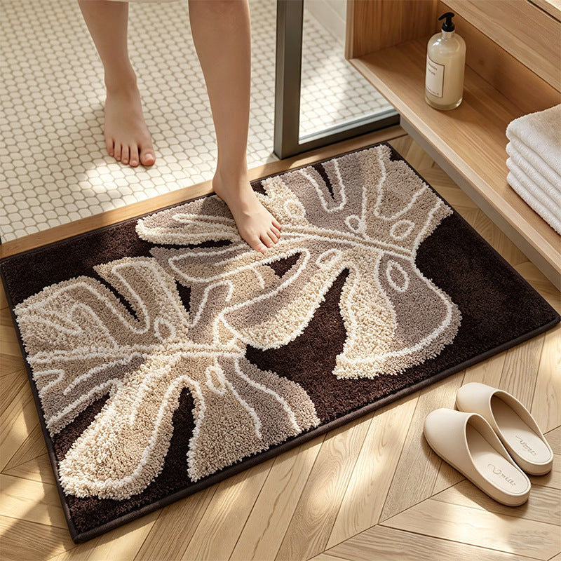 Leaf Pattern Area Rug for Home Decor