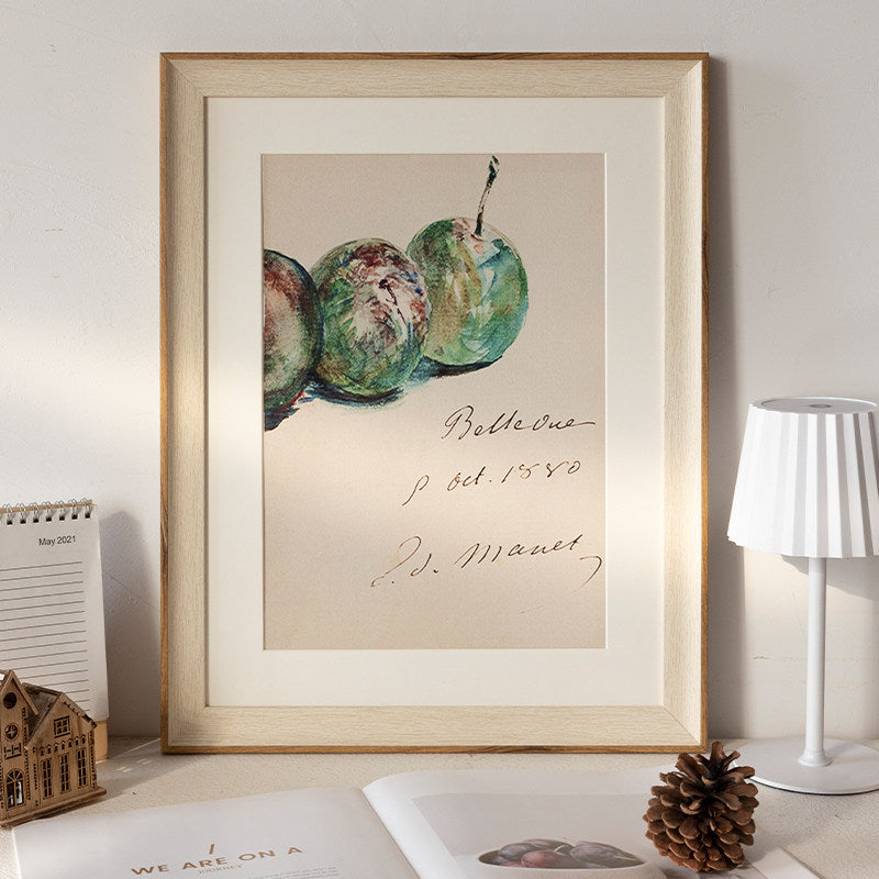 Elegant Framed Art Announcement Display