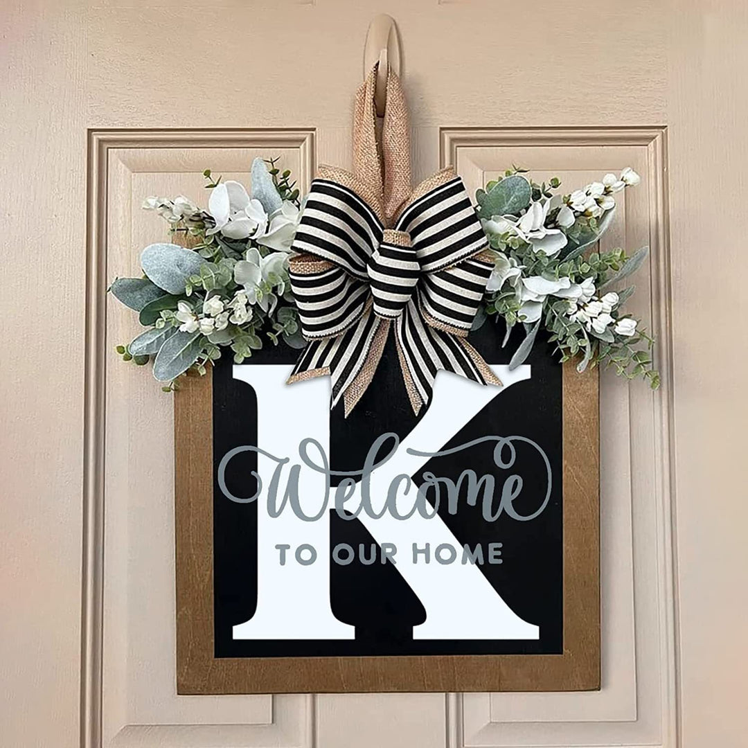 Customizable Welcome Door Sign