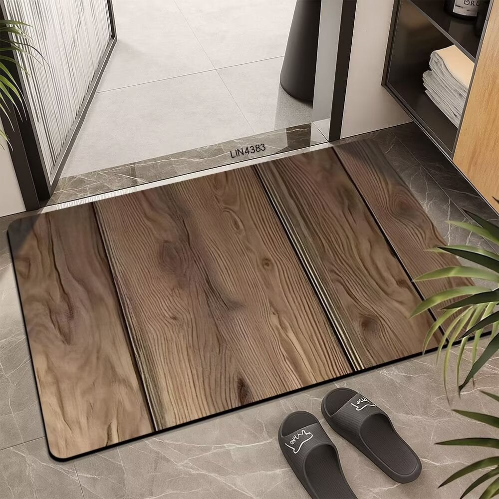 Textured Geometric Area Mat Stornfield
