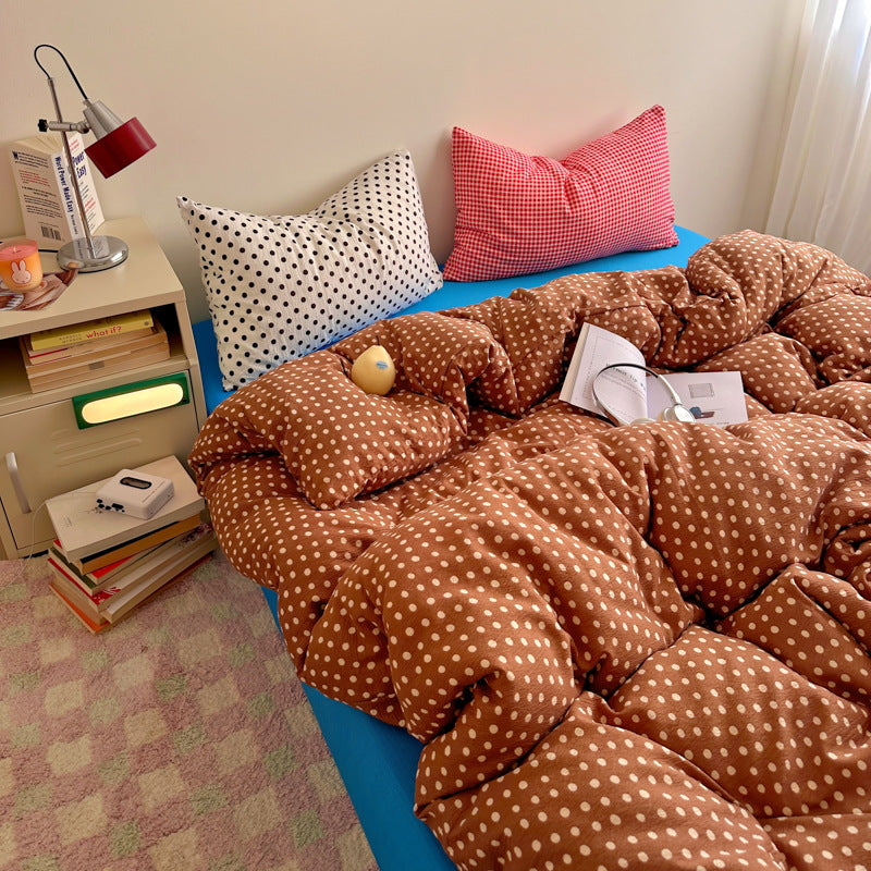 Striped Reversible Comforter Set