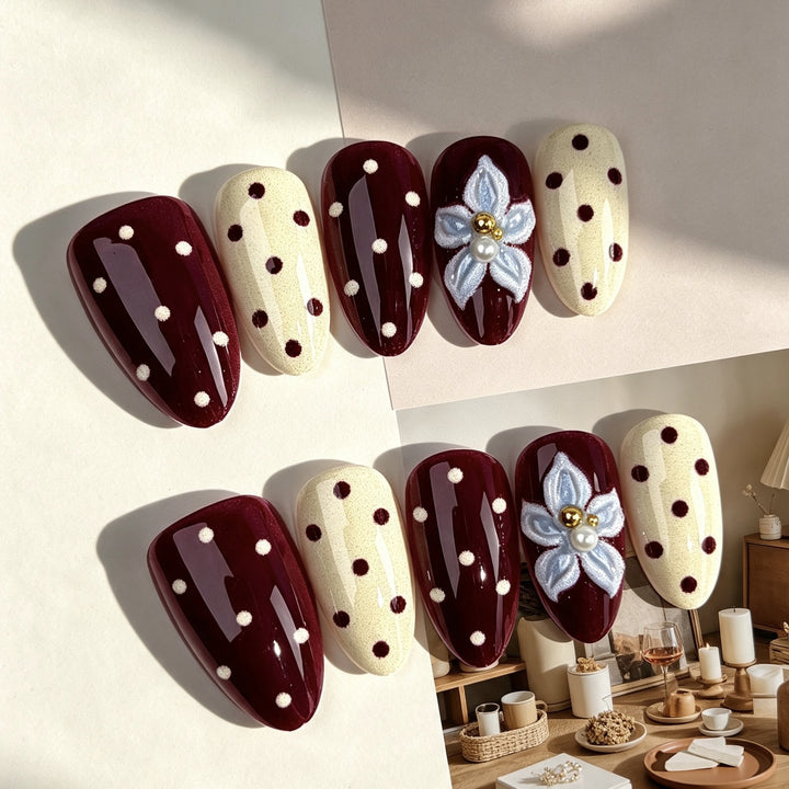 Artistic Press-On Nail Art Collection