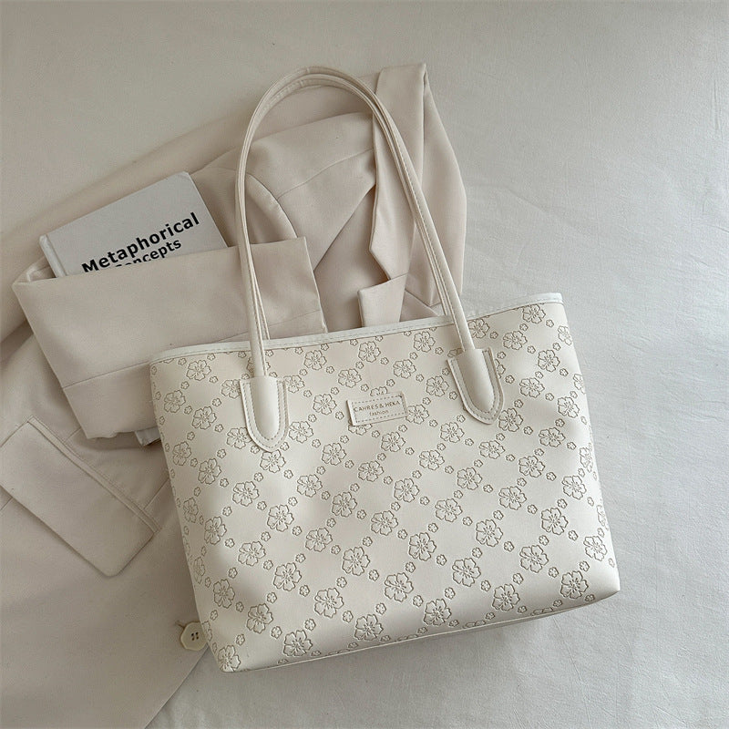 Floral Embossed Tote Bag Stornfield