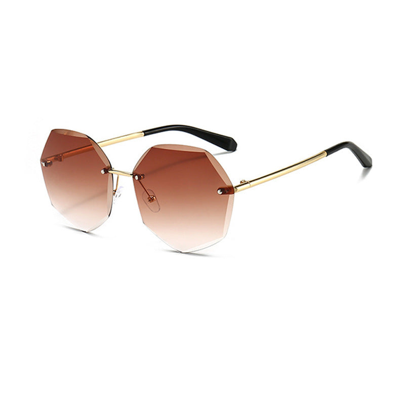 Ladies stylish octagonal sunglasses with innovative frame Stornfield