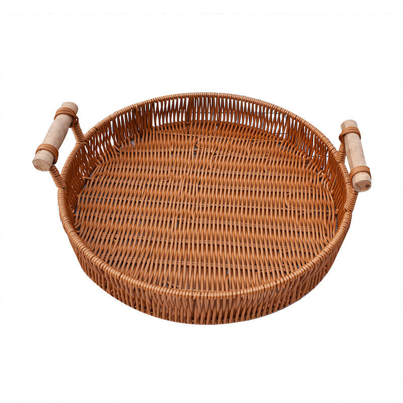 Handwoven Decorative Serving Tray Stornfield