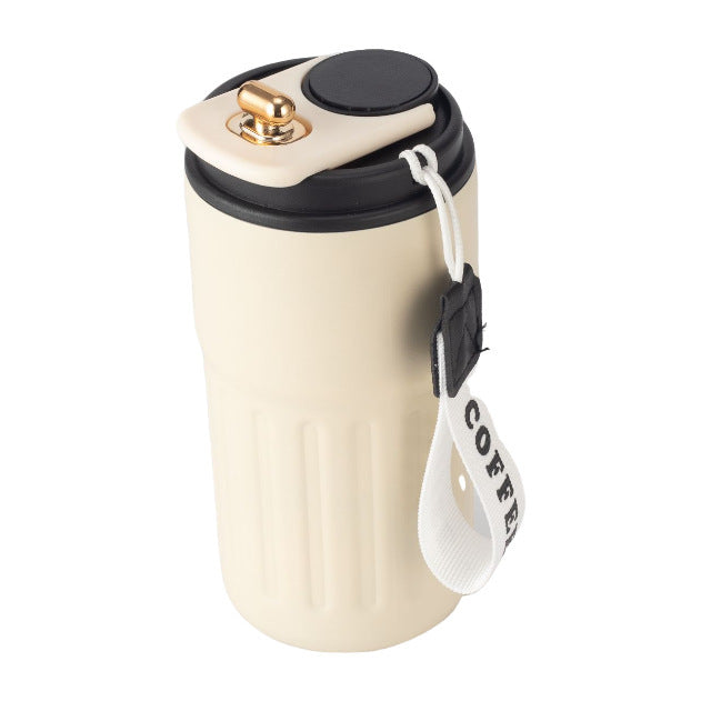 Ladies insulated coffee mug with practical grip loop Stornfield
