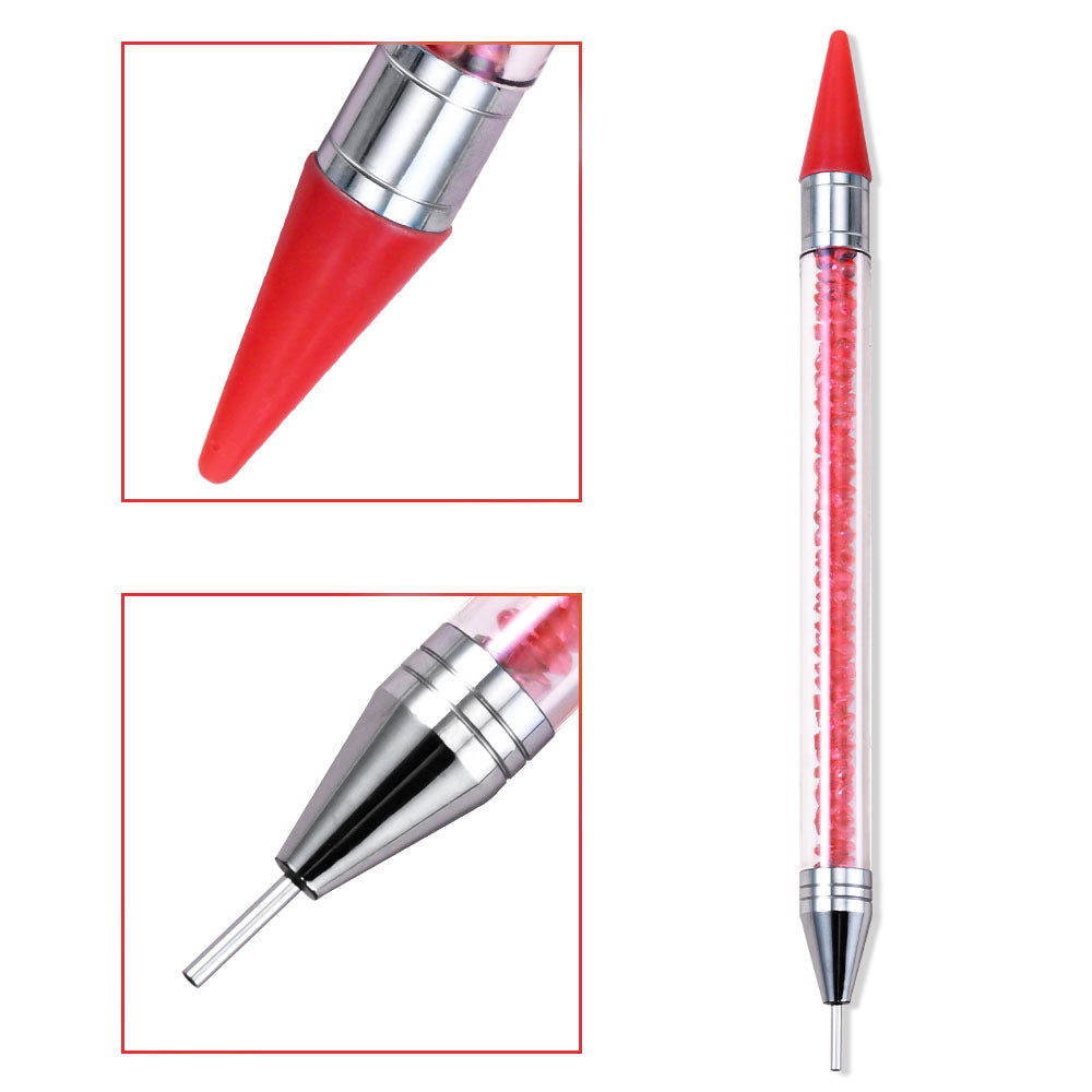 Professional Nail Art Detailing Brush with Crystal Handle Stornfield
