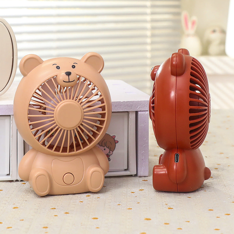 Ladies USB table fan in bear design Stornfield