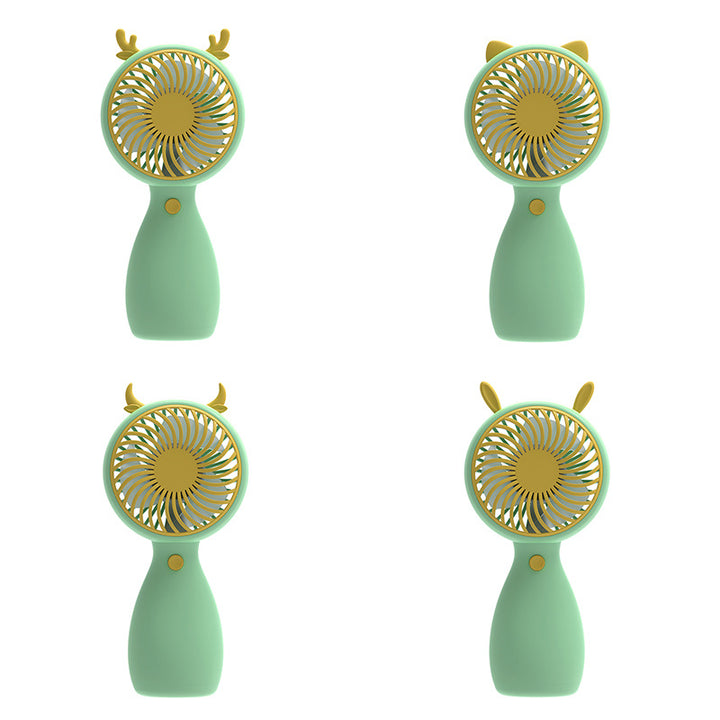 Unisex Portable Hand Fan in Playful Animal Design Stornfield