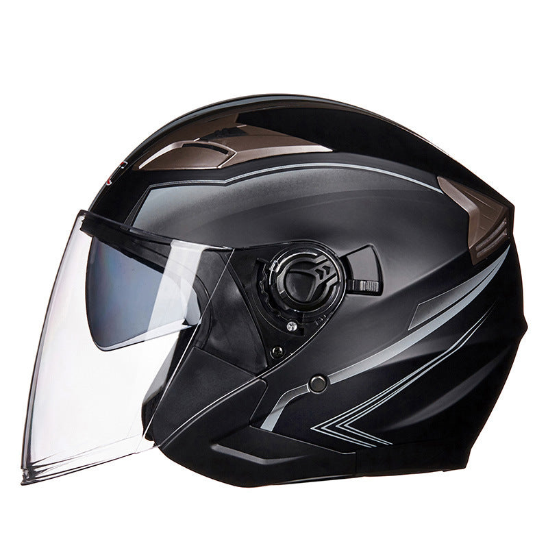 Full-Face Motorcycle Helmet with Integrated Visor Stornfield