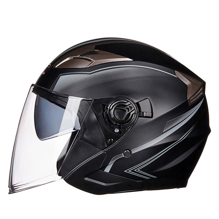 Full-Face Motorcycle Helmet with Integrated Visor Stornfield