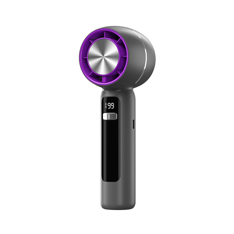 Ladies portable handheld fan with digital temperature display Stornfield