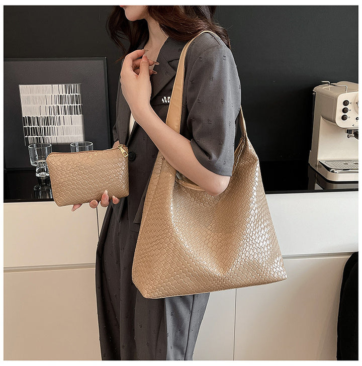 Woven Leather Shoulder Bag Stornfield