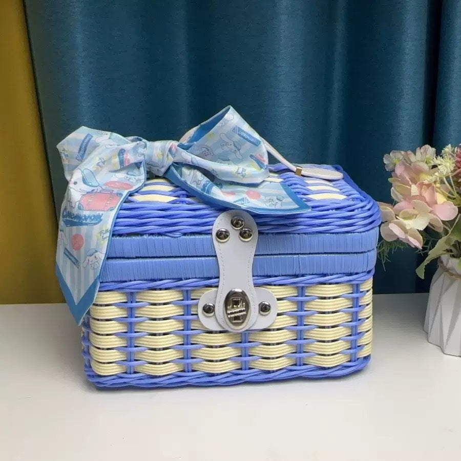 Women Robust Rattan Storage Box Stornfield