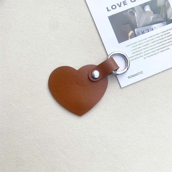 Leather Heart-Shaped Keychain Stornfield