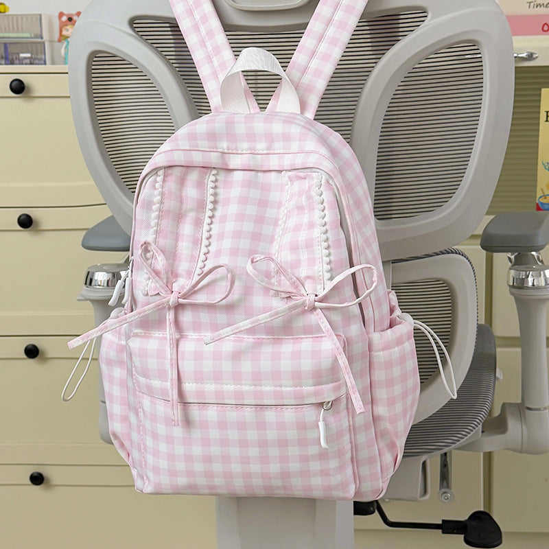 Playful Bunny-Ear Patterned Backpack Stornfield