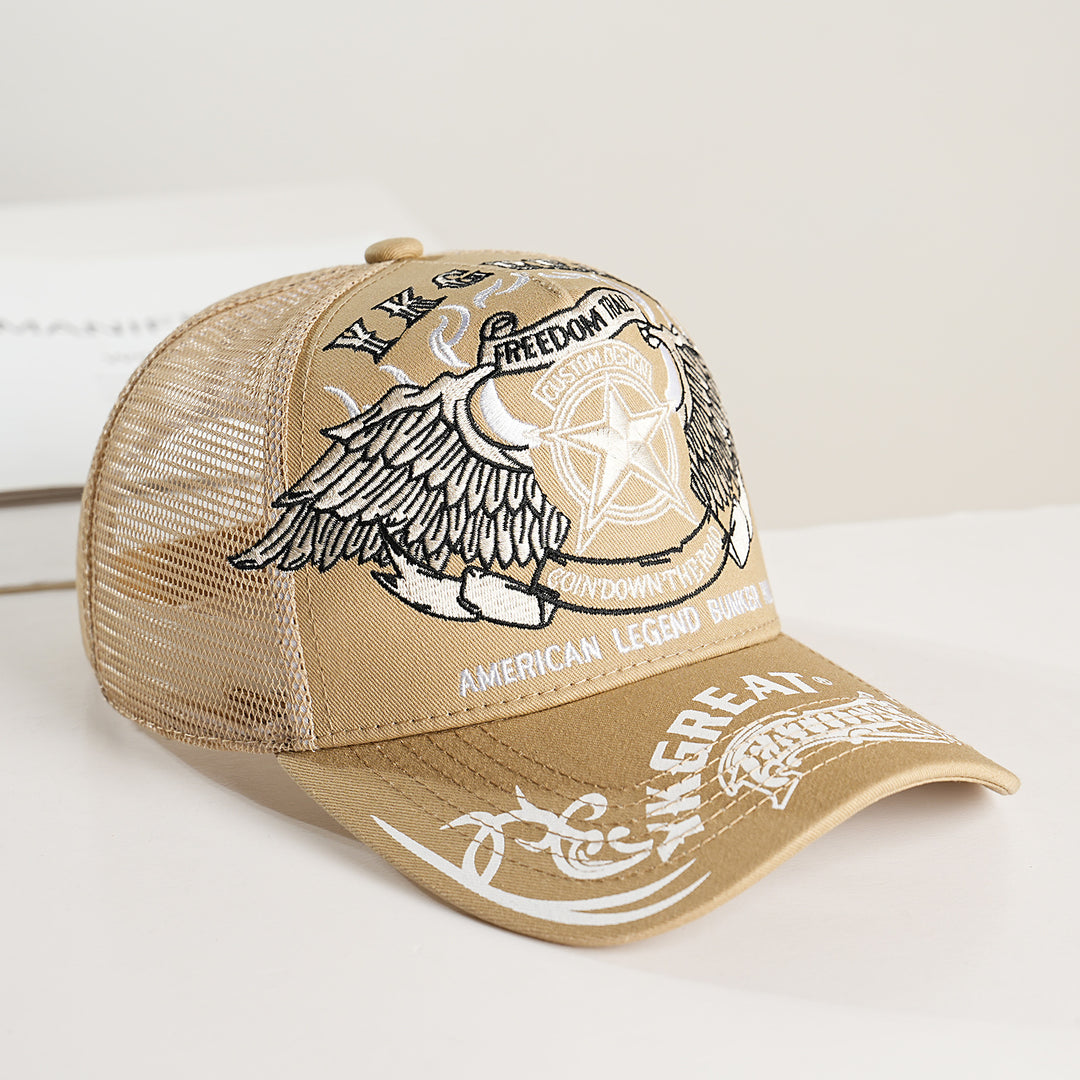 Unisex Trucker Cap with graphic design and breathable mesh Stornfield