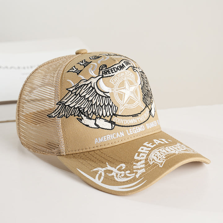 Unisex Trucker Cap with graphic design and breathable mesh Stornfield