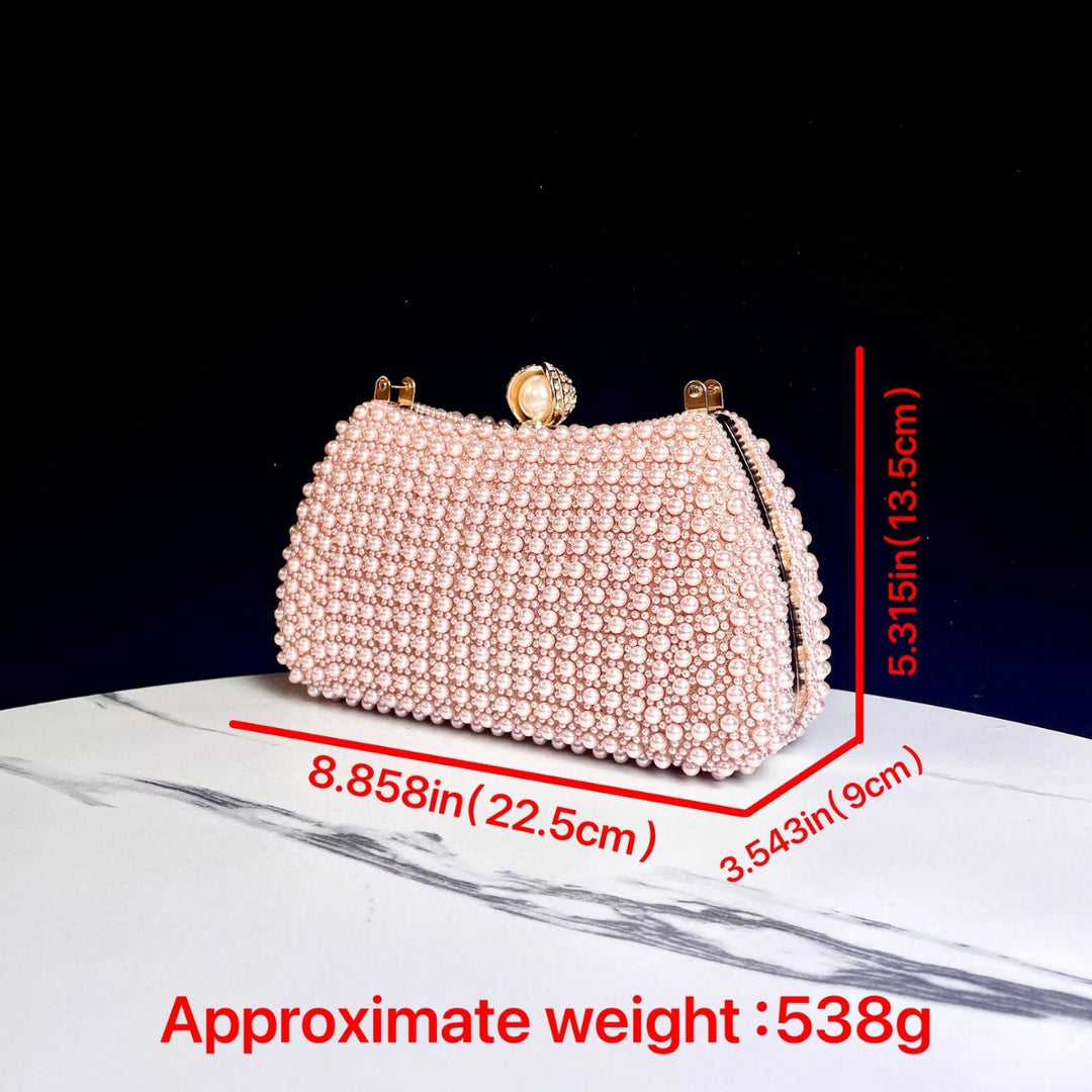 Pearl Beaded Evening Handbag