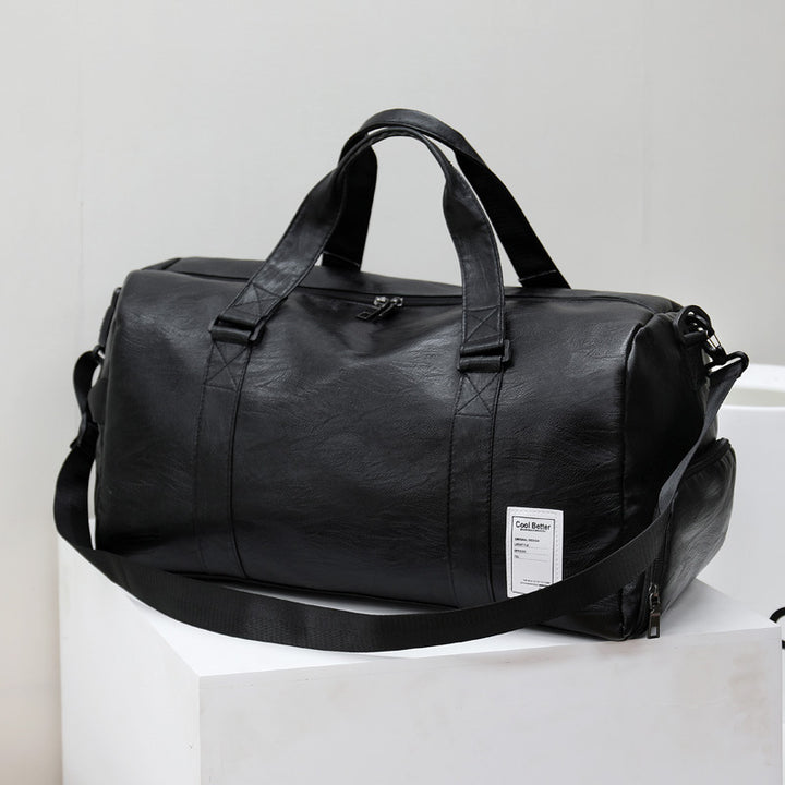 Premium Leather Travel Duffel Bag Stornfield