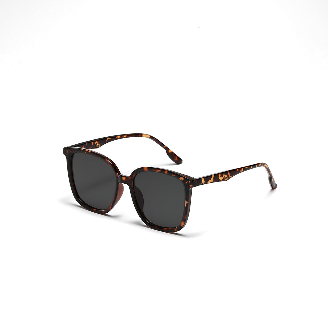 Women's stylish square sunglasses with clear frame and polarized lenses Stornfield