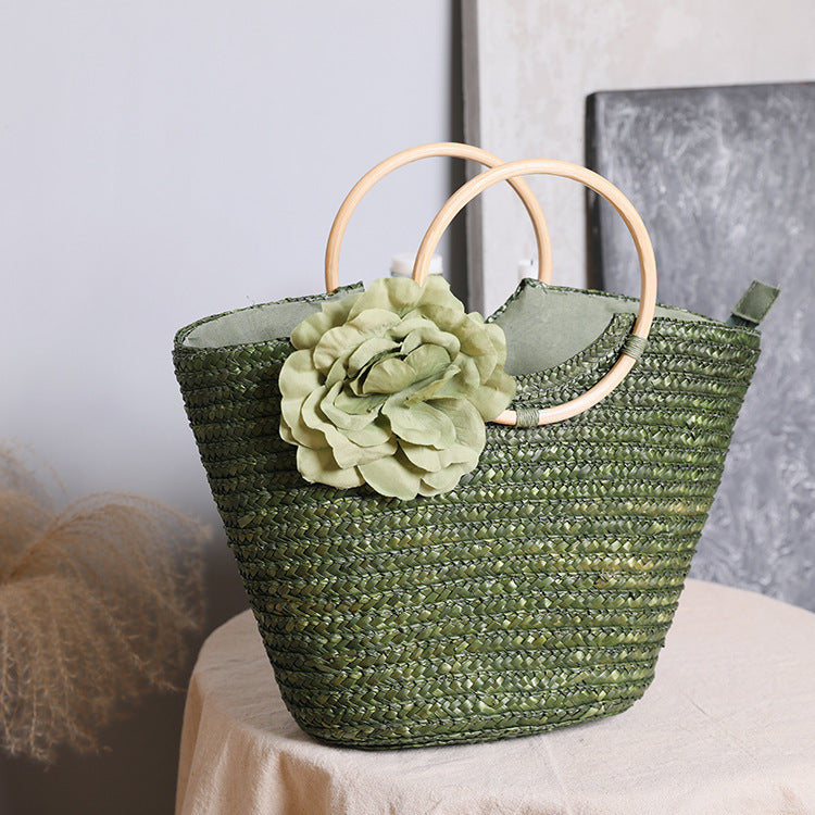 Handbag with Floral Accents Stornfield