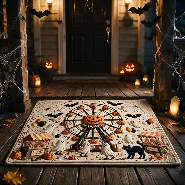 Halloween-Themed Decorative Area Rug