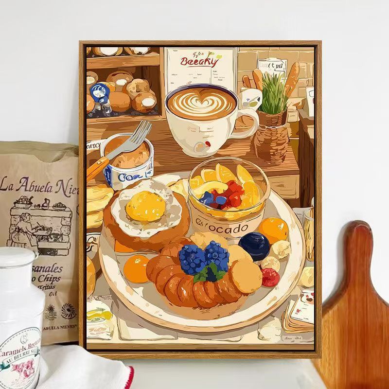 Bakery-Themed Illustrated Wall Art Stornfield