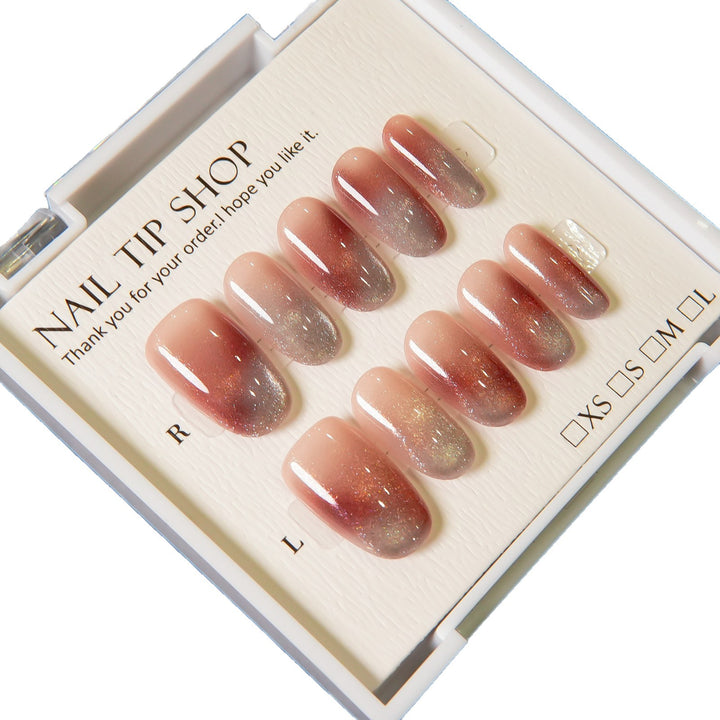 Ombre Glitter Press-On Nails