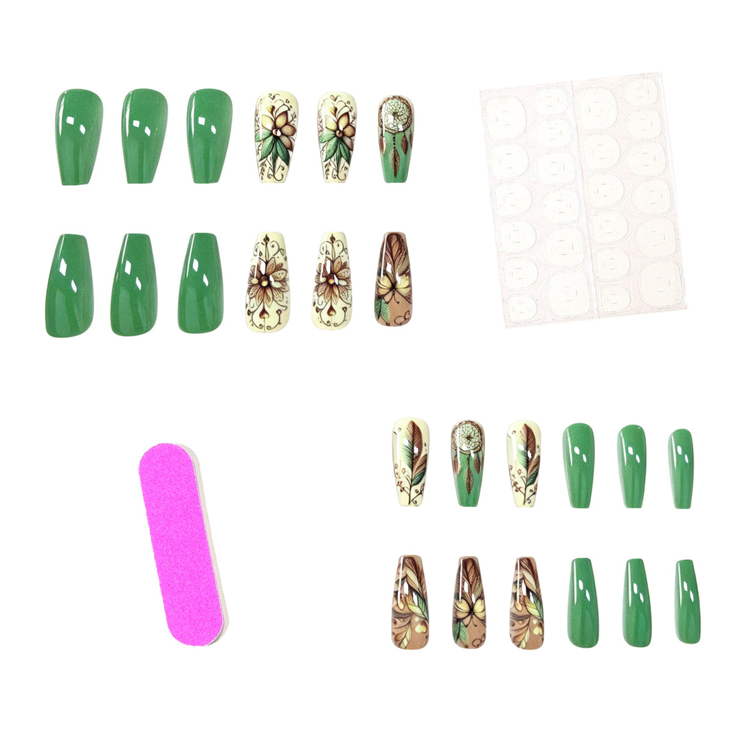 Floral-Inspired Articulated Nail Enhancements Stornfield