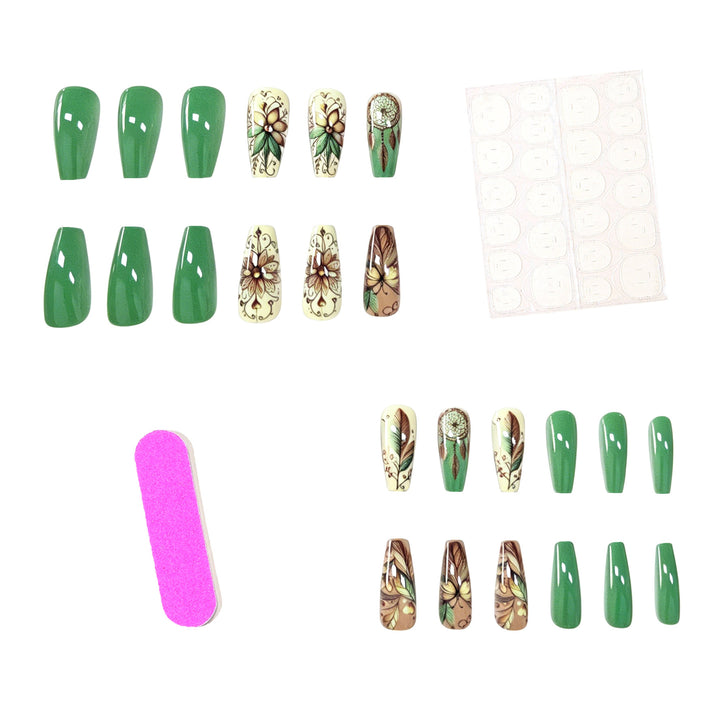 Floral-Inspired Articulated Nail Enhancements Stornfield