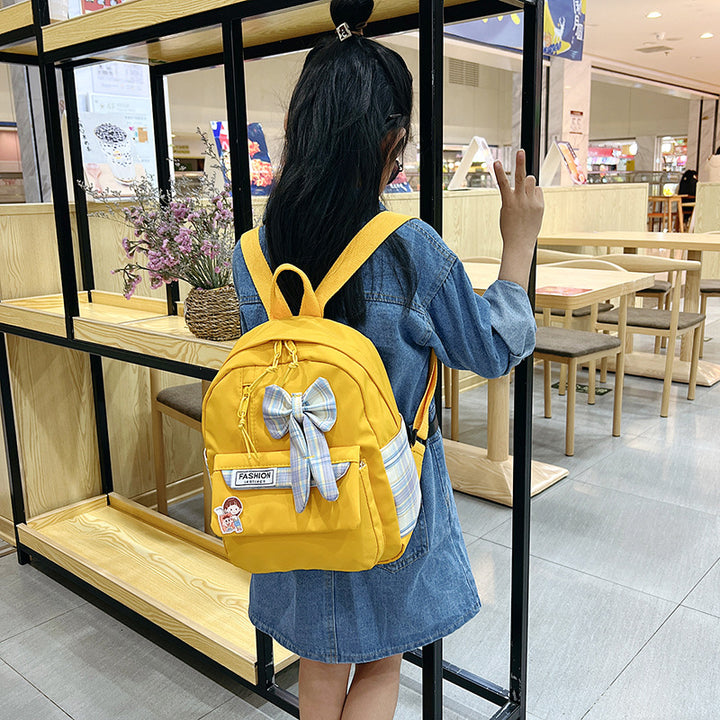Stylish Casual Bow-Embellished Backpack Stornfield