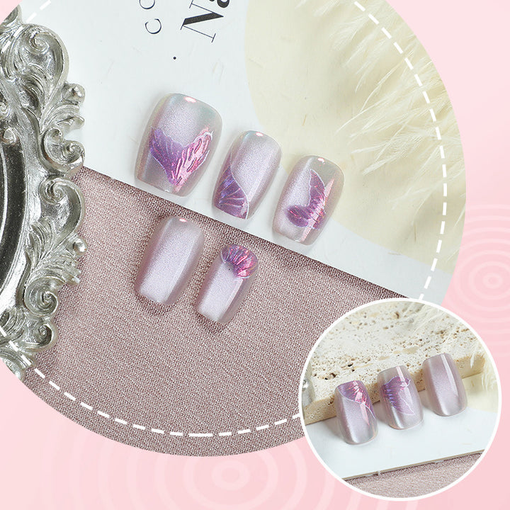 Artistic Press-On Nail Design Set 1790738581