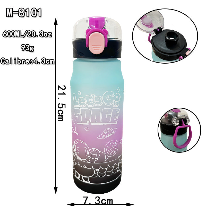 Ladies creative water bottle in space design Stornfield