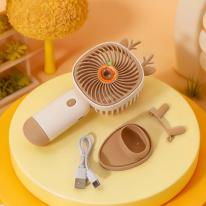 Women Portable Mini-Fan with Cute Design Stornfield