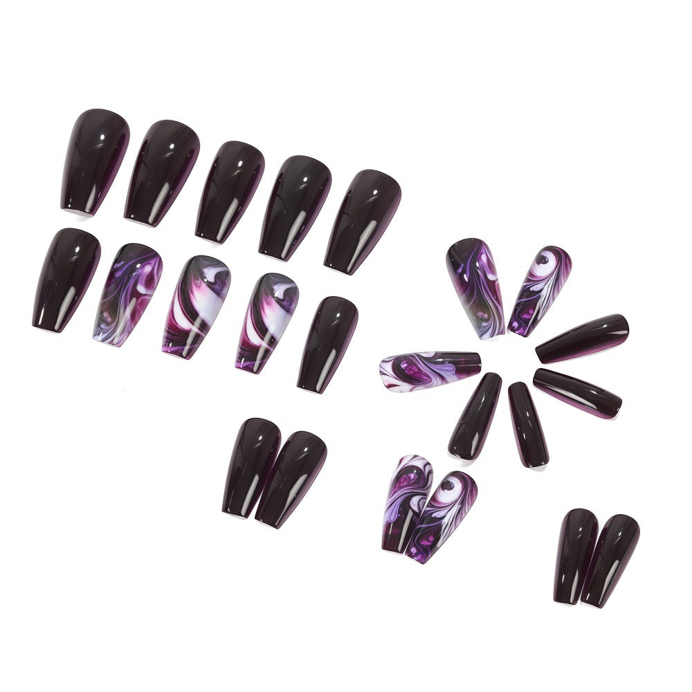 Artificial nails in modern marble design Stornfield