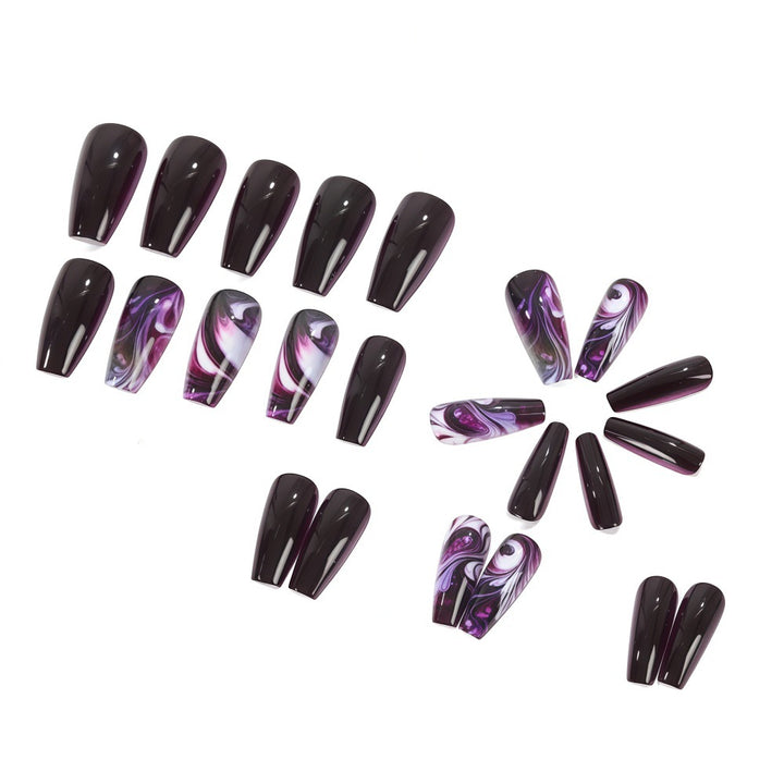 Artificial nails in modern marble design Stornfield