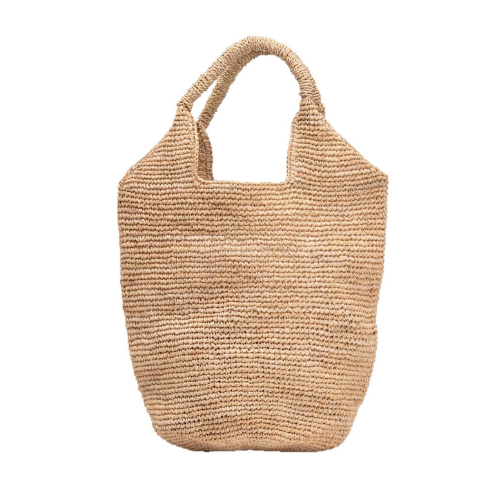 Beach bag made of natural raffia with practical handles Stornfield