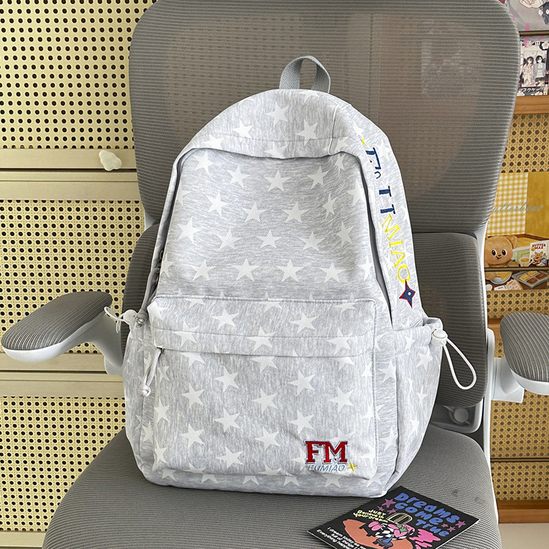 Fun Star-Patterned Casual Backpack Stornfield