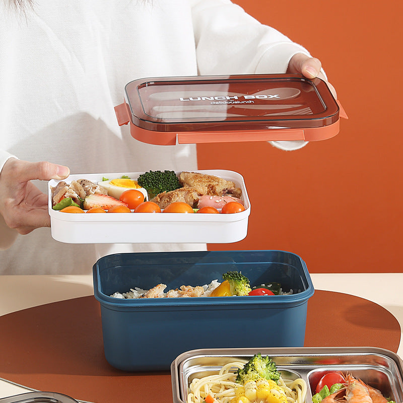 Multi-Compartment Leak-Proof Lunch Box