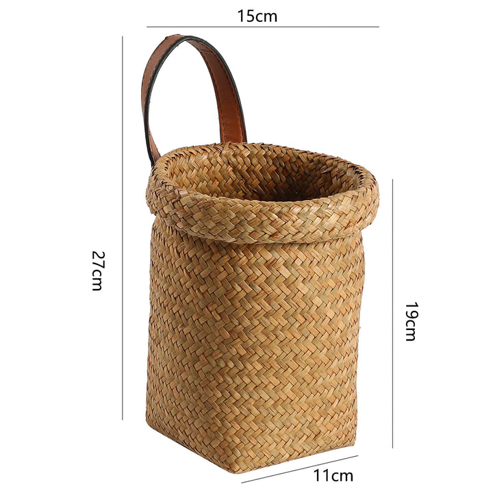 Unisex Handwoven Decorative Basket with Practical Handles Stornfield