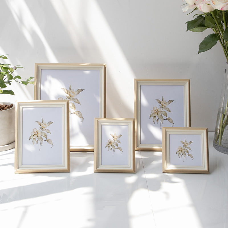 Elegant Wooden Framed Art Display for Home
