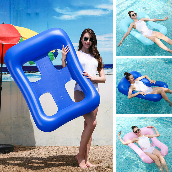 Women Comfortable Inflatable Pool Lounger with Ergonomic Design Stornfield
