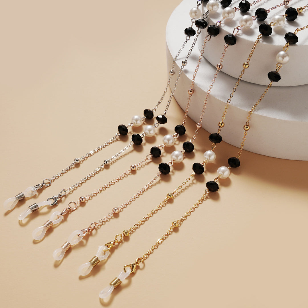 Elegant Pearl and Gemstone Eyewear Chain Stornfield
