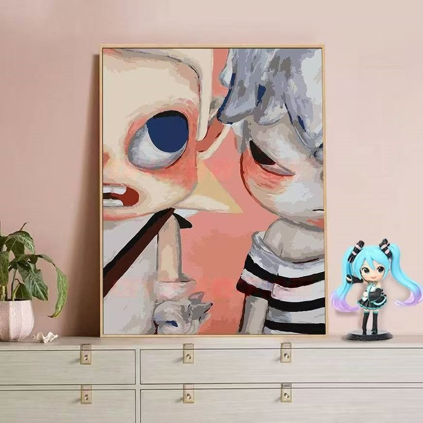 Playful Character Illustration Canvas Art Stornfield
